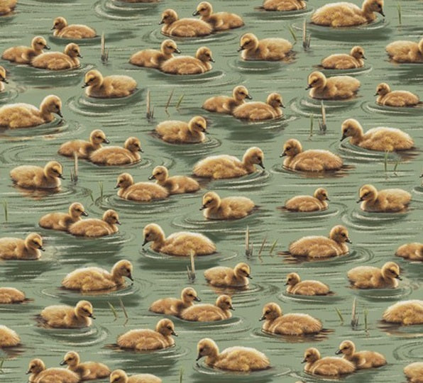 Quilting Treasures Flying Geese Baby - Green