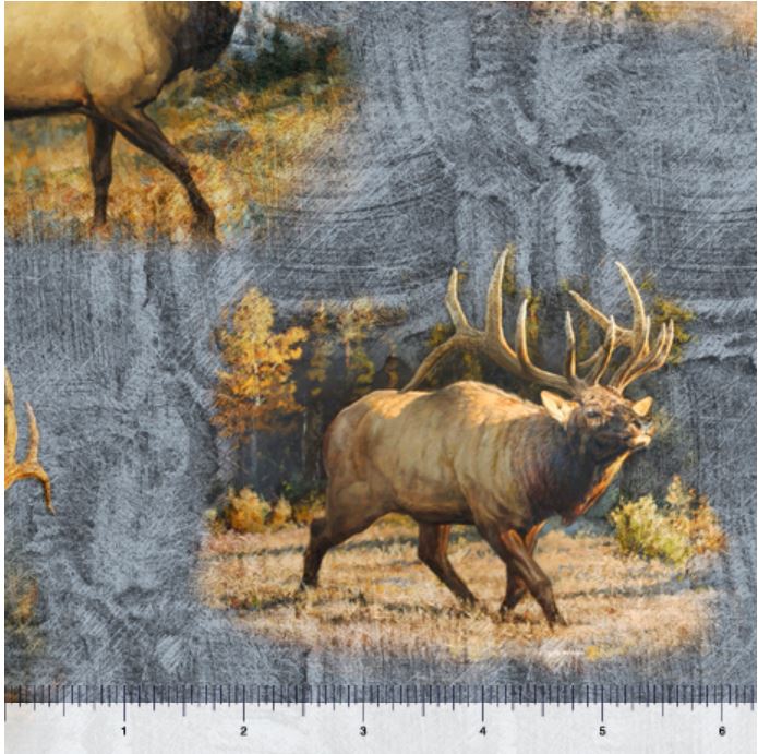 Quilting Treasures Wild Elk Vignettes