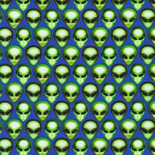 Load image into Gallery viewer, Robert Kaufman Area 51 Aliens - Midnight
