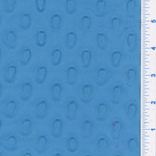 Load image into Gallery viewer, Aqua Blue Minky Dot Fabric
