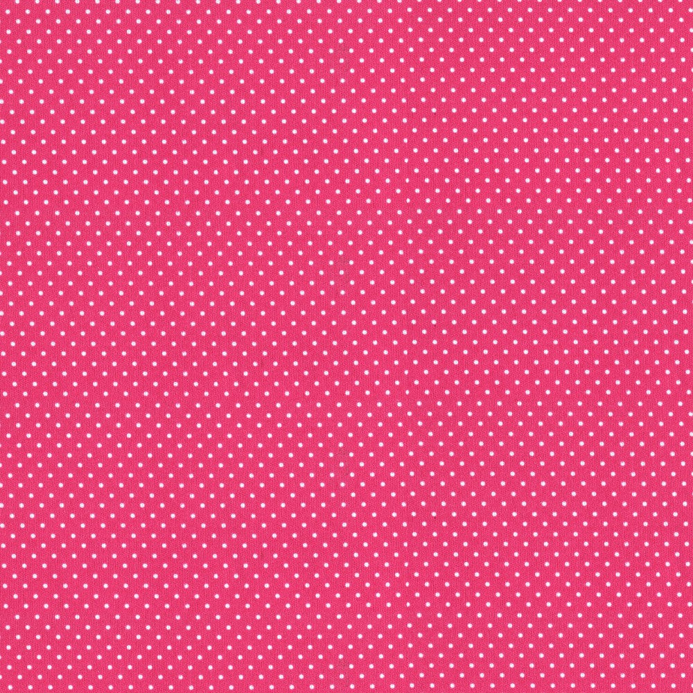 Hot Pink Polka Dot PUL Fabric 12