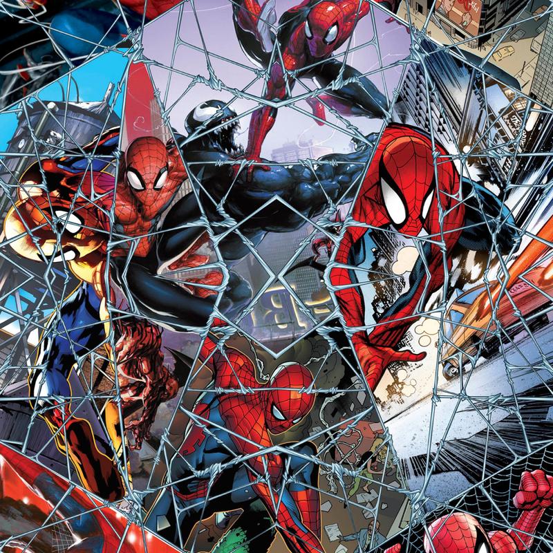 Springs Creative Marvel Spiderman Comic Web Mosaic