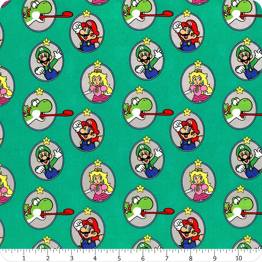 Springs Creative Nintendo Super Mario Green Badge