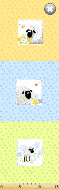 Lewe The Sheep Pillow Quilting Panel