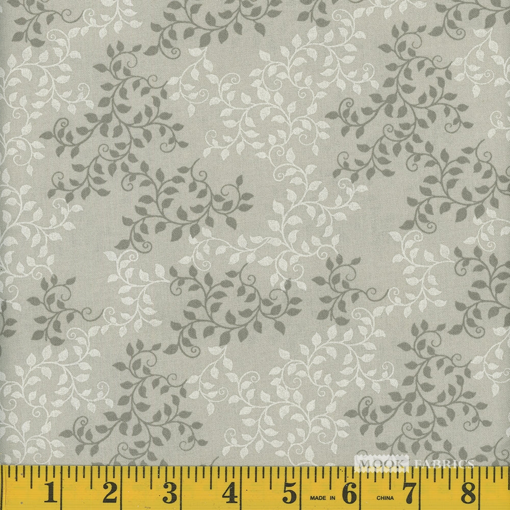 Leaves Quilt Backing Fabric - Sand