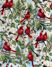 Load image into Gallery viewer, Baum Red Cardinal Fleece Fabric
