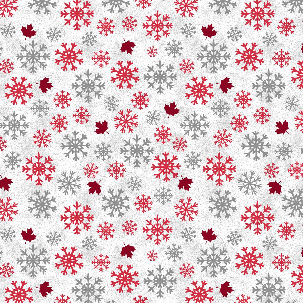 Windham Canadian Christmas Snowflakes & Maple Leaves