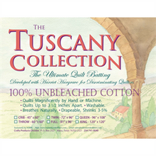 Load image into Gallery viewer, Hobbs Tuscany Supreme 100% Unbleached Cotton Batting
