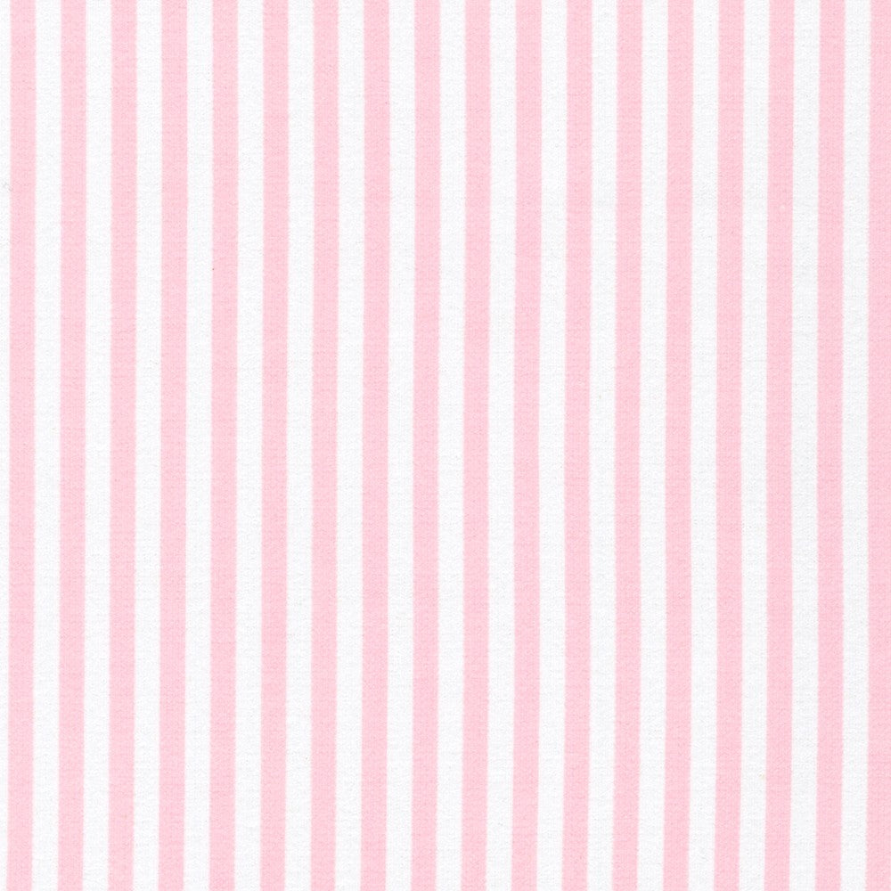 Robert Kaufman Stripe Flannel - Pink and White