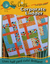 Load image into Gallery viewer, Corporate Ladder Block Quilt Pattern
