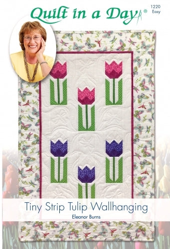 Tiny Strip Tulip Wall Hanging Pattern
