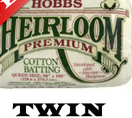 Heirloom Hobbs 80/20 Premium Twin Batting 72